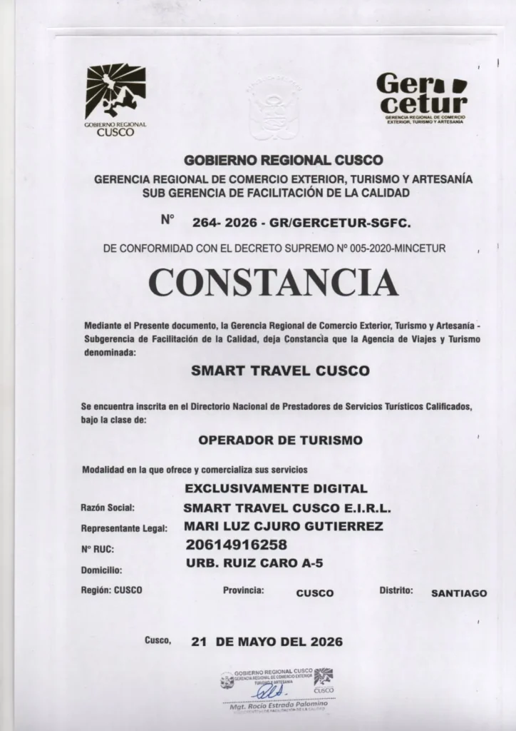 agencias autorizadas en cusco